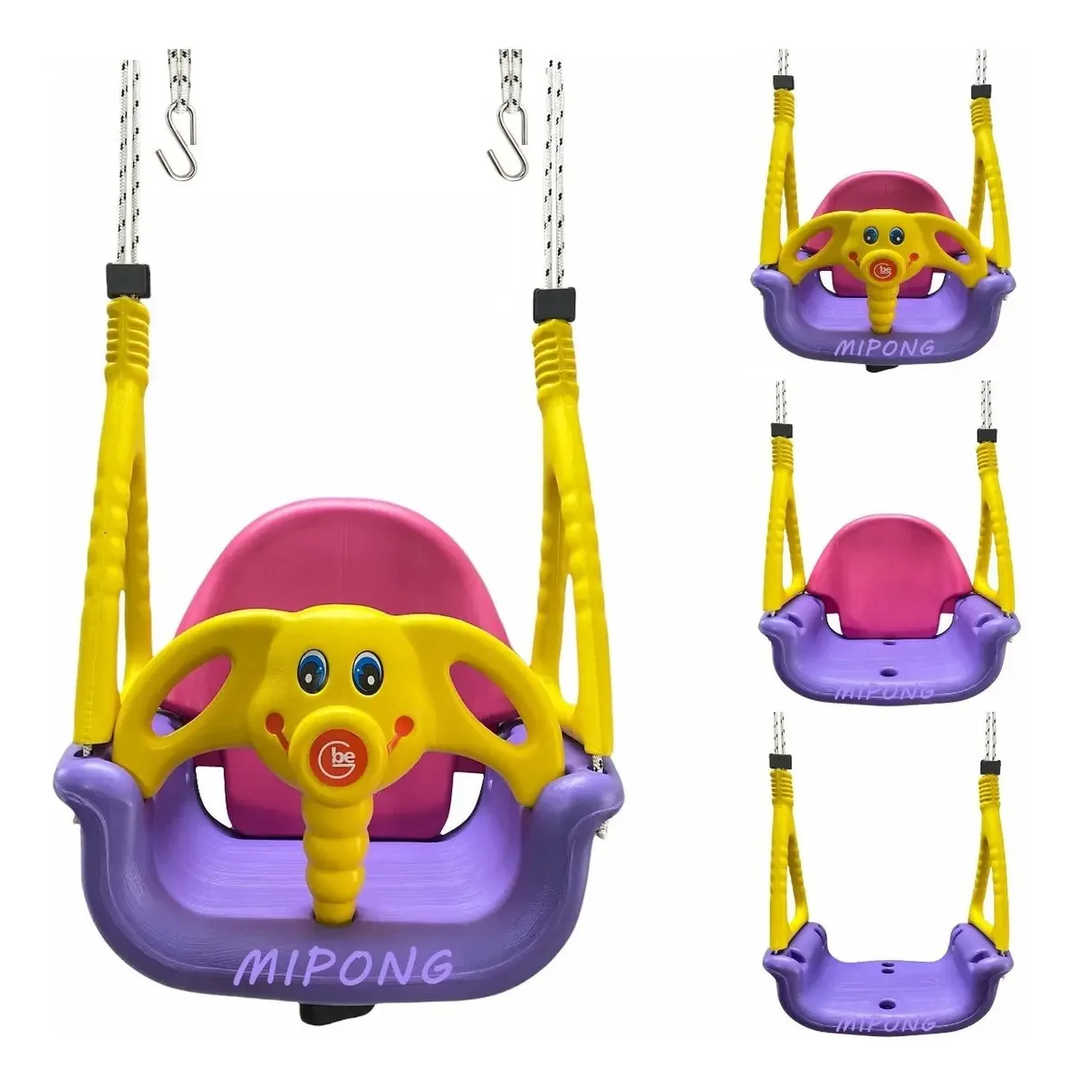 Rede infantil Rodacross para bebês, cor rosa/violeta