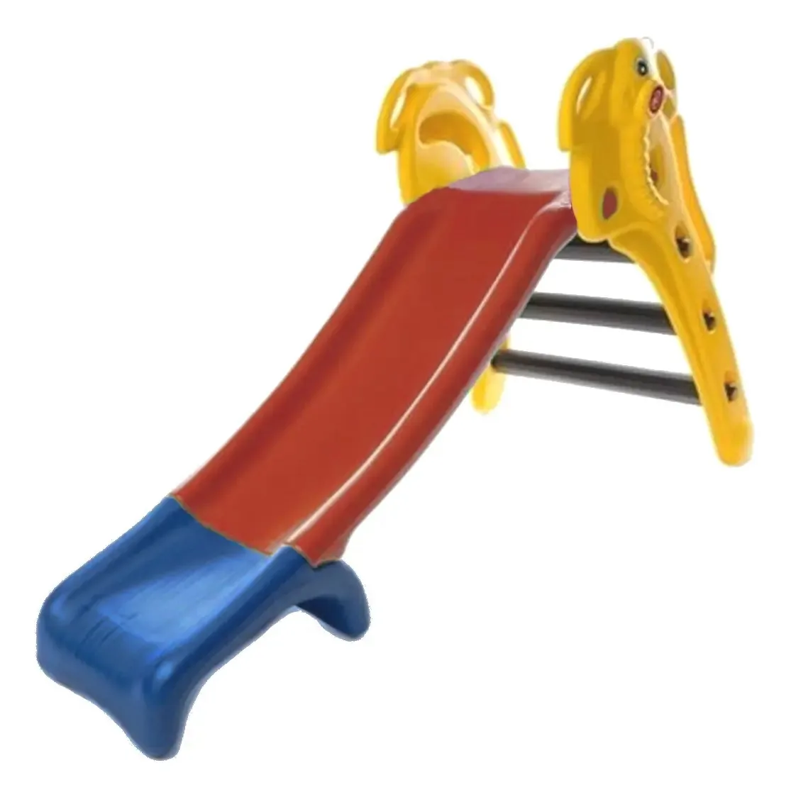 Rodacross Large Slide de 3 etapas Elephant C, cor vermelha