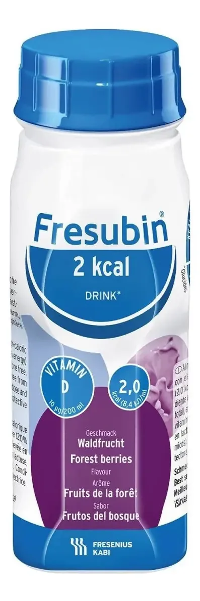 Bebida de frutas vermelhas Fresubin 2 Kcal X 200 ml