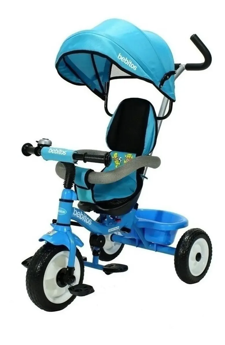 Triciclo multifuncional azul Bebitos Classic XG-6419