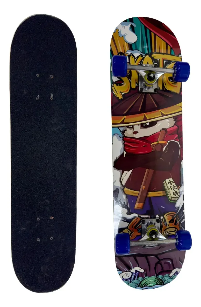 Skate antiderrapante de cauda dupla - Samurai