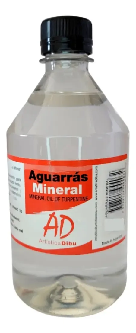 Diluente mineral de terebintina 250ml Diluente de esmalte Artdibu