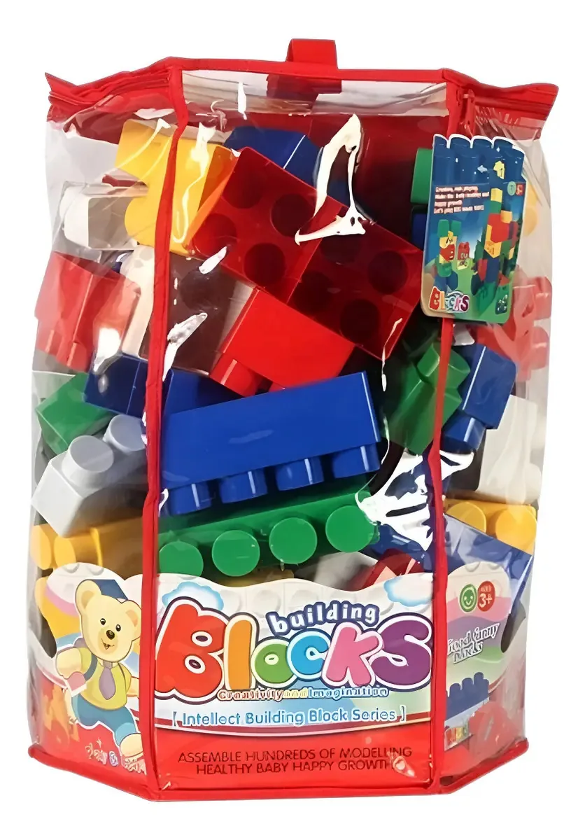 Blocos de construção gigantes - 80 peças