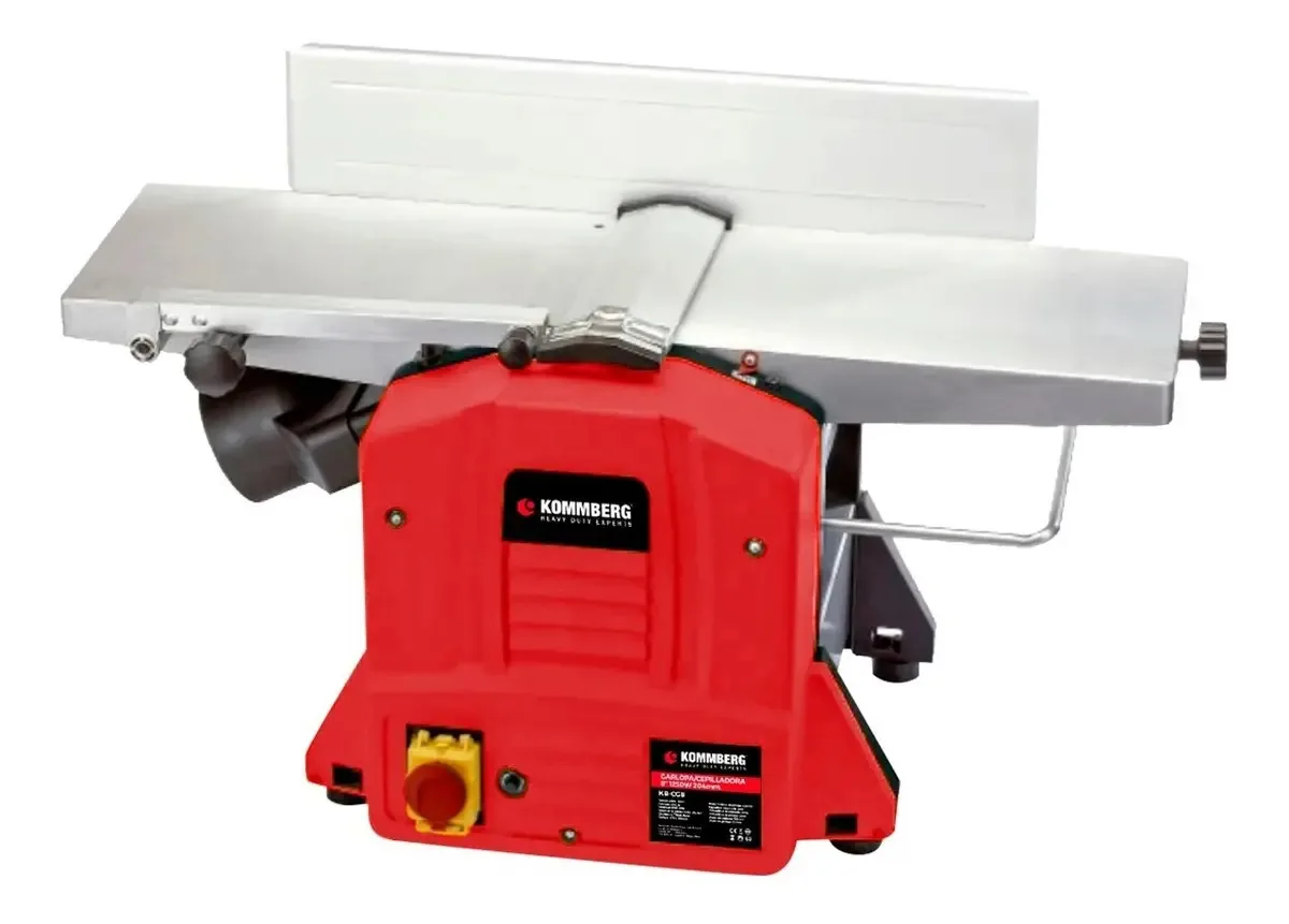Plaina de bancada Garlopa de 2 lâminas Kommberg 1500w Kb-cg8
