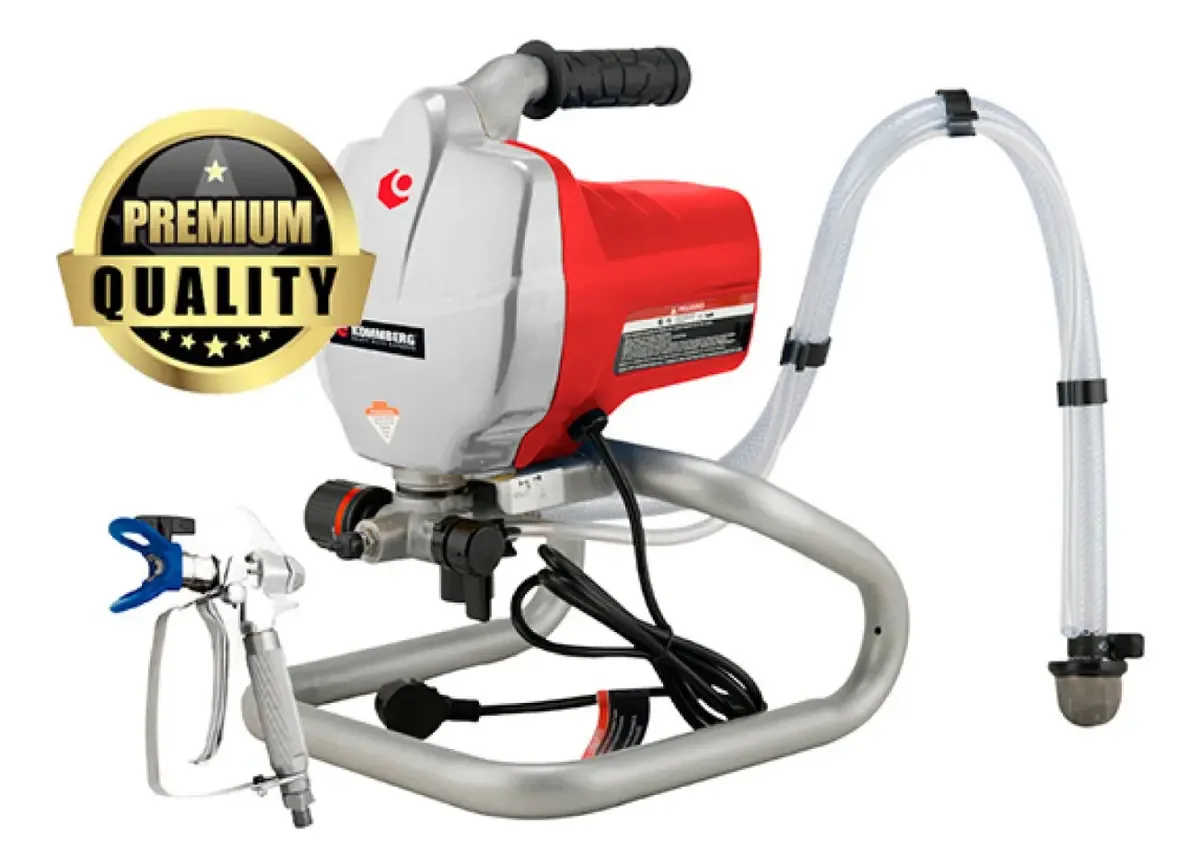 Equipamento de pintura sem ar Kommberg KB-EP900AL 900 W, verniz esmaltado sintético de látex adequado