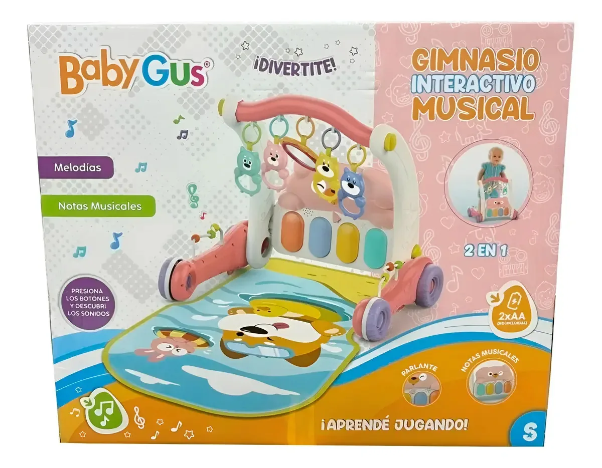 Centro de atividades Babygus Baby Doll House, azul claro