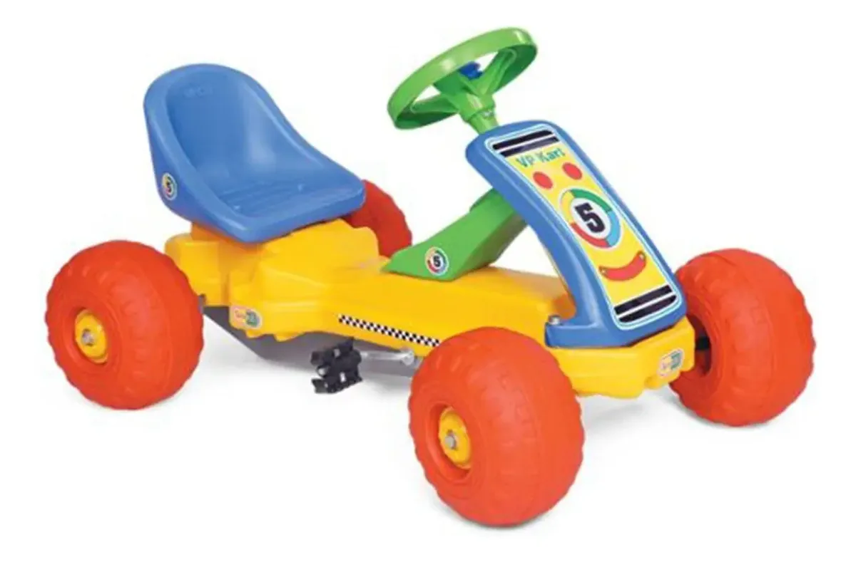 Vegui Pedal Karting Walker cor laranja