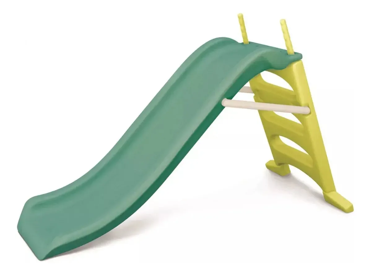 Tobogan Piccolo, 3 etapas, 4 níveis, cor de plástico Vegui, verde claro