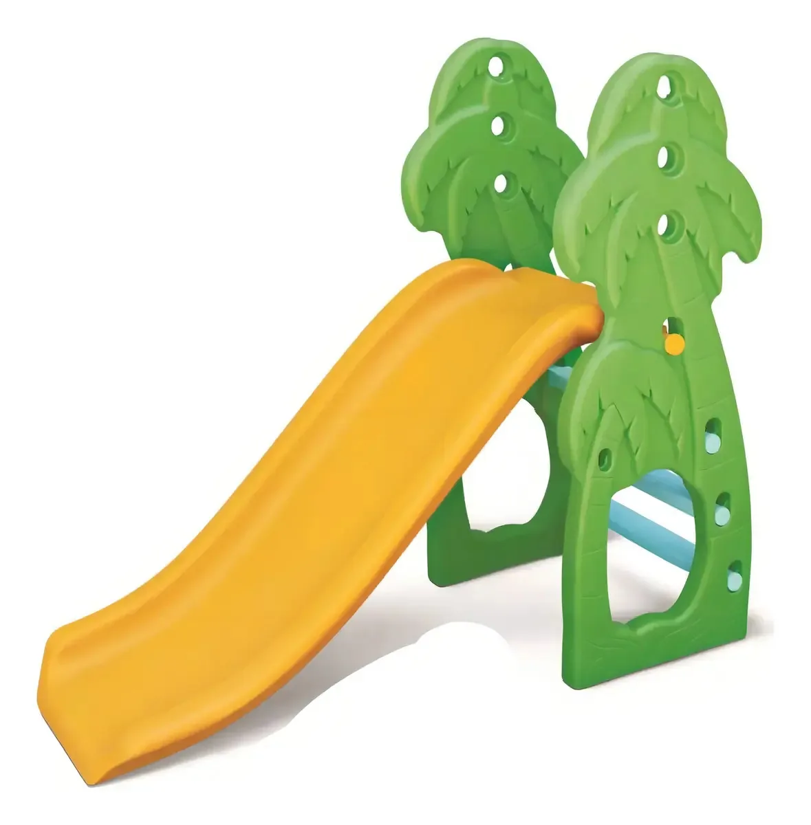 Tobog Vegui Caribe, 3 etapas, 4 níveis, plástico infantil, cor verde
