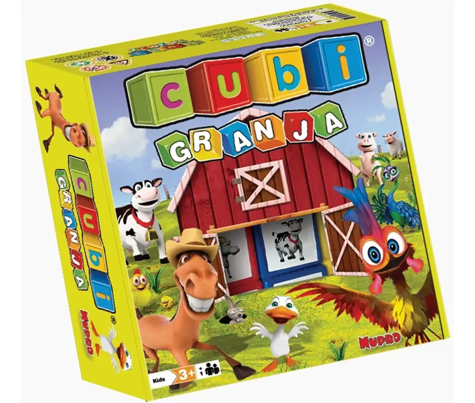 Jogo de tabuleiro educacional Nupro Sharif Express Cubes Cubes Cubes