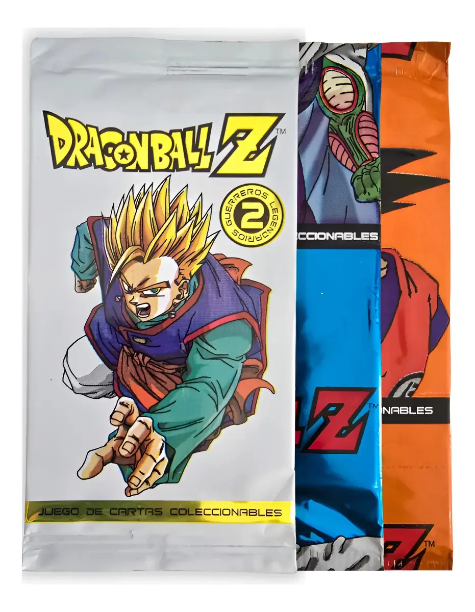 Expansões de envelopes de cartões Dragon Ball Z Chromeros X3 2007/08