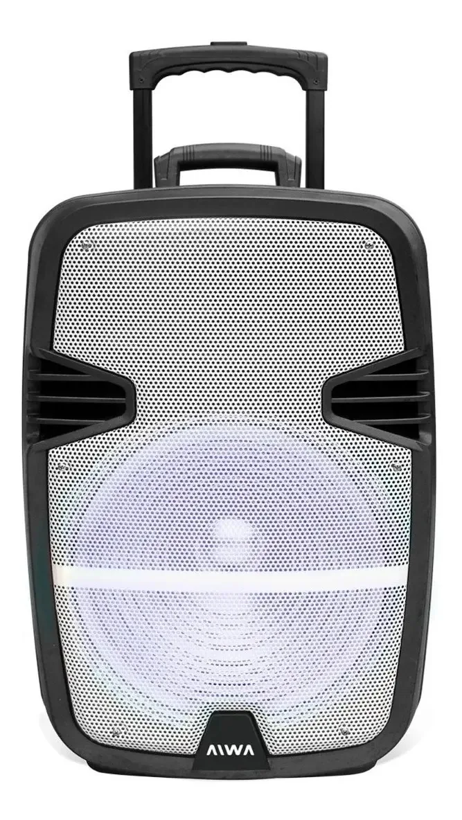 Alto-falante Aiwa Audio Party AW-P1510D portátil com bluetooth preto
