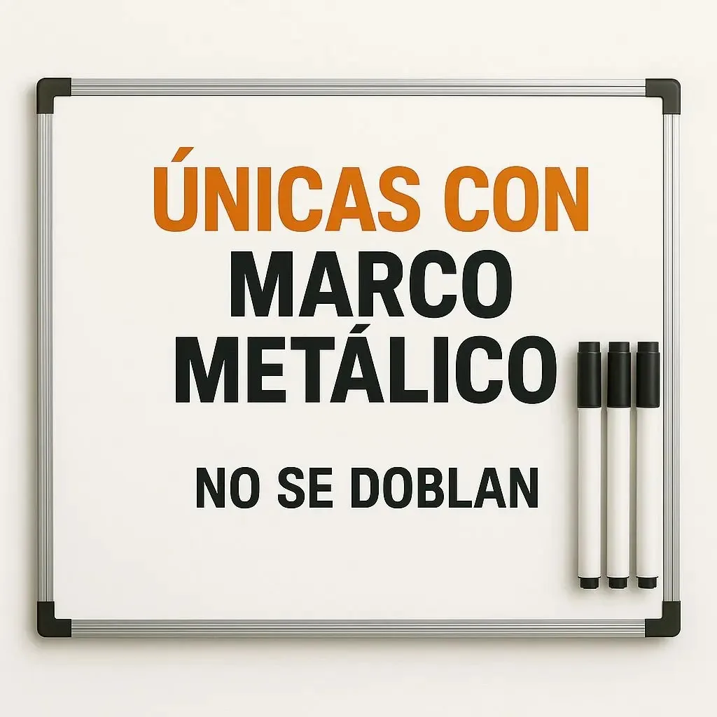 Quadro branco 90x140cm + Acessórios