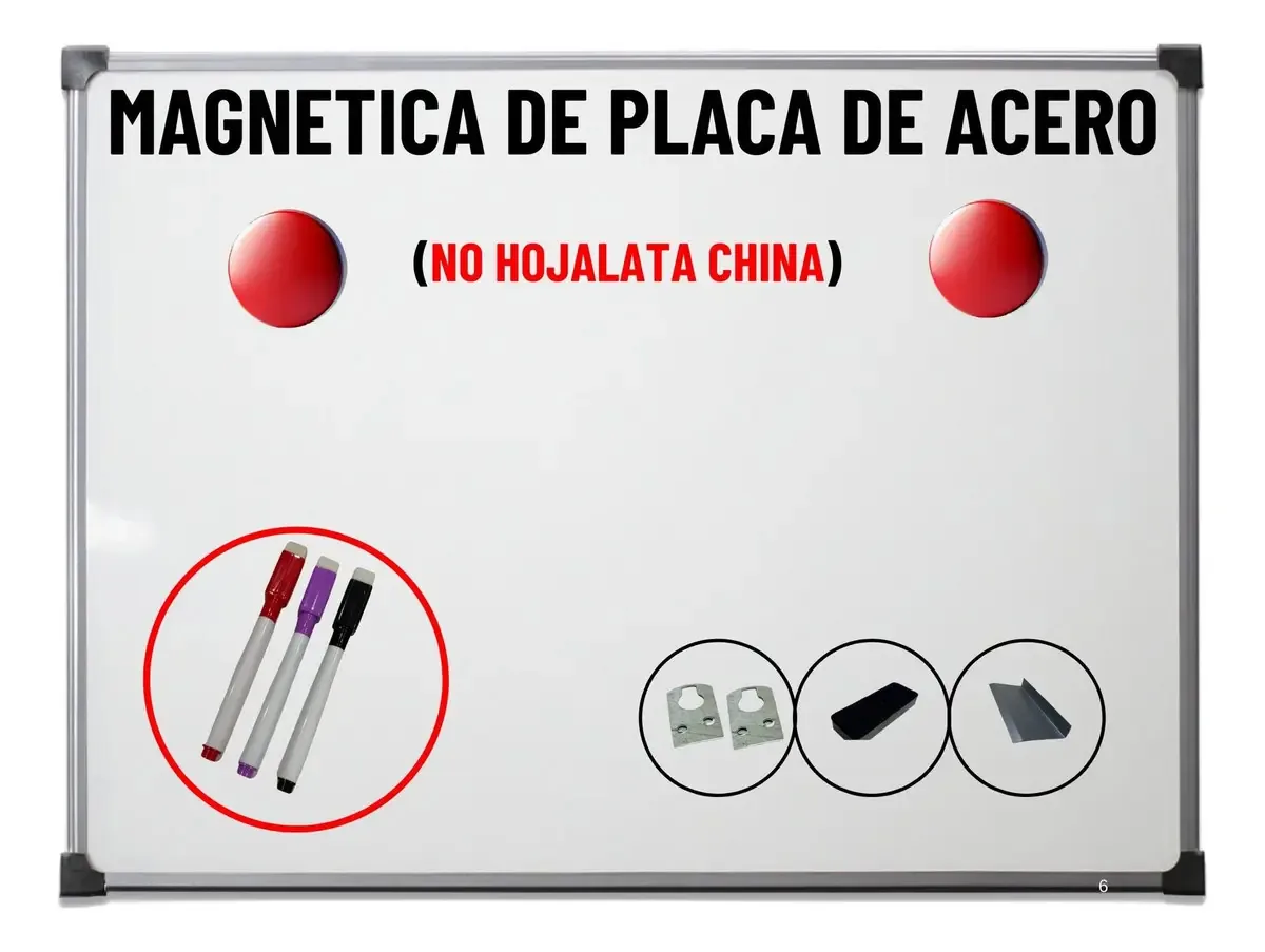 Quadro magnético 75x100 + Acessórios