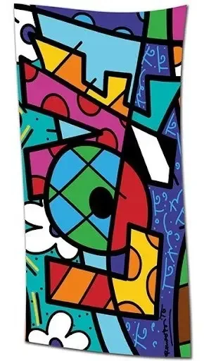 Toalha de praia Romero Britto