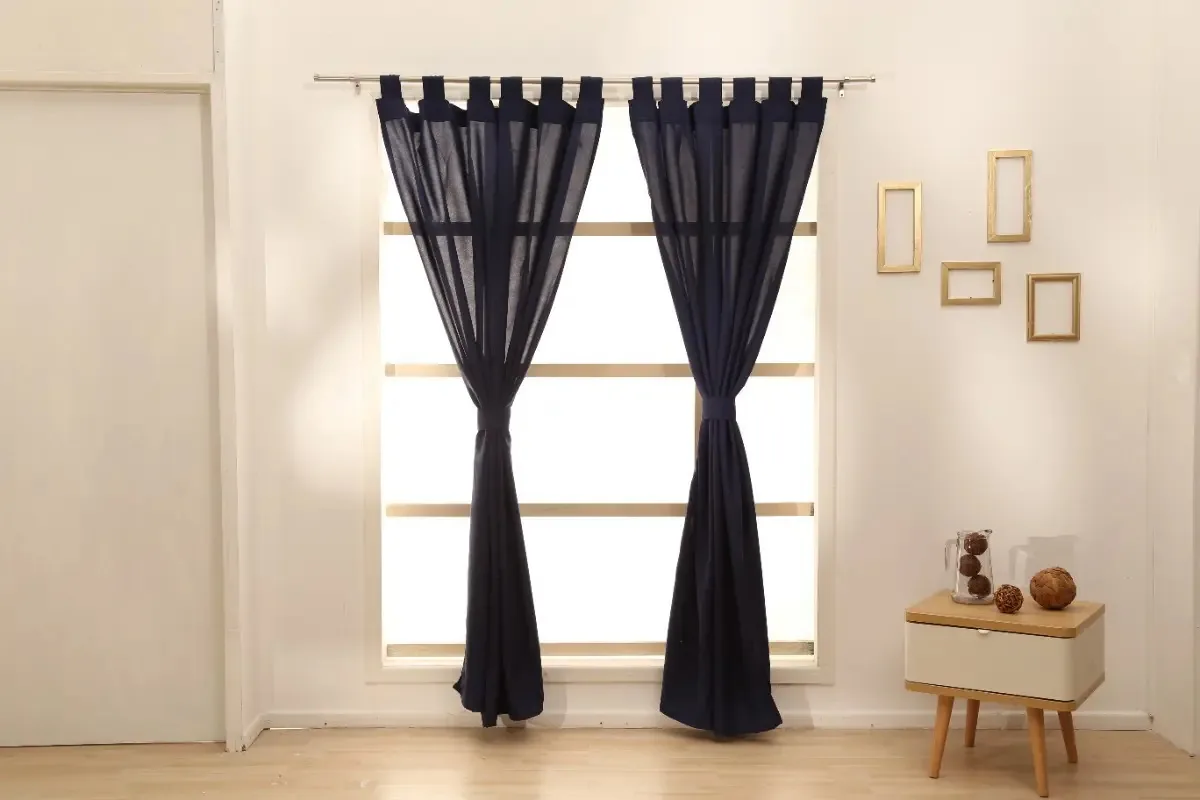Cortinas de ambiente Casablanca 145x210 Agostina Azul marinho