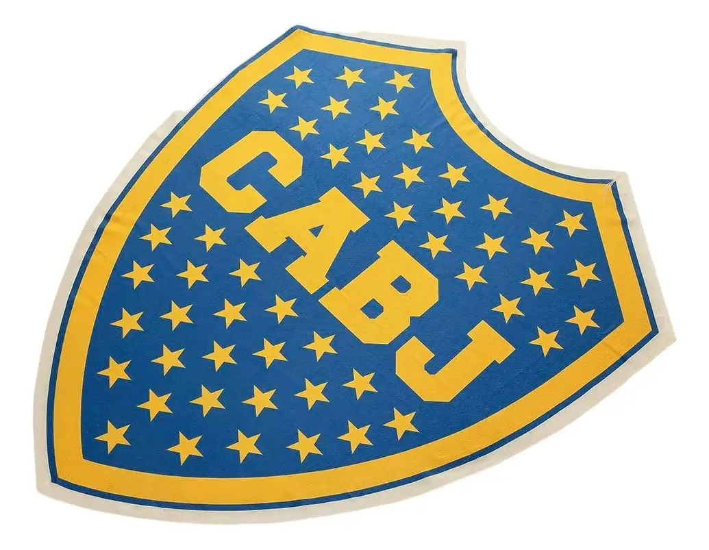 Toalha de Praia Digital Futebol - Boca Escudo