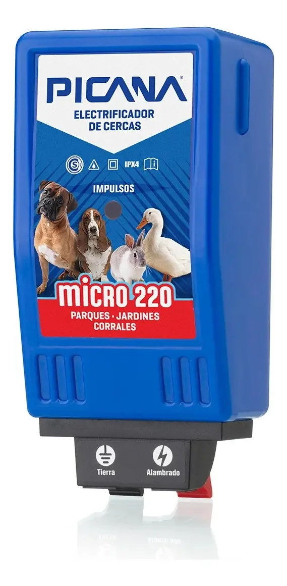 Cerca elétrica Boyero Picana Micro 5km para cães e gatos