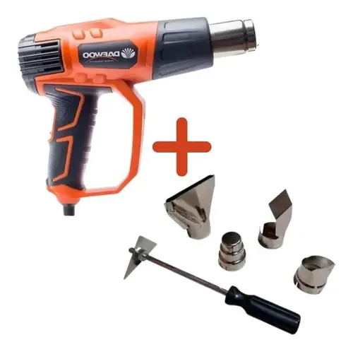 Pistola de calor de 2 temperaturas Daewoo 2000w Dahg2000b 350-550ºC
