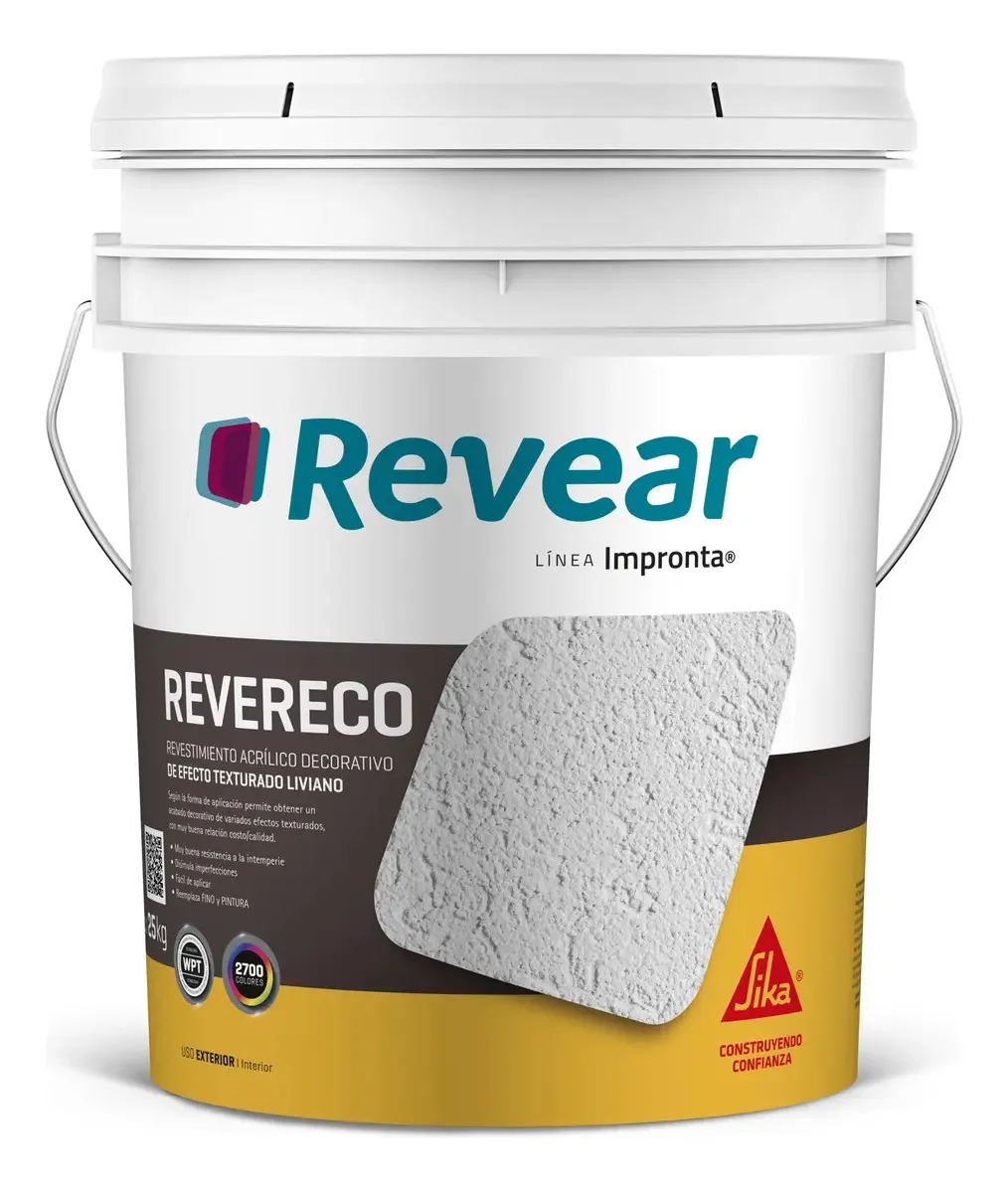 Revear Revestimento plástico Revereco 30kg cor cinza