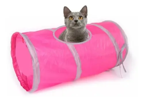 Jogo de túnel para gatos/coelhos/huron dobrável Pethome