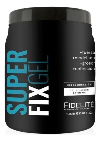 Gel Fidelidade Super Fixação Fixação Extrema Duração Extra 1kg