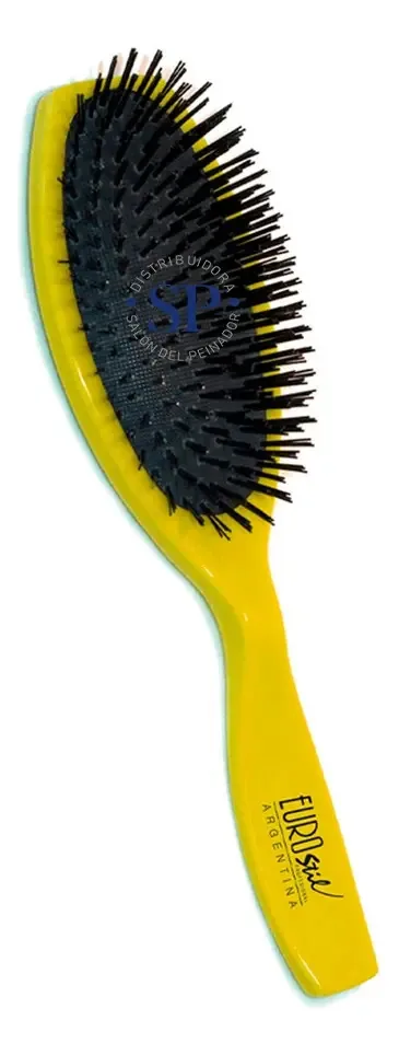 Escova Pneumática Oval Com Fole 50133/99 Eurostil Cor Vários