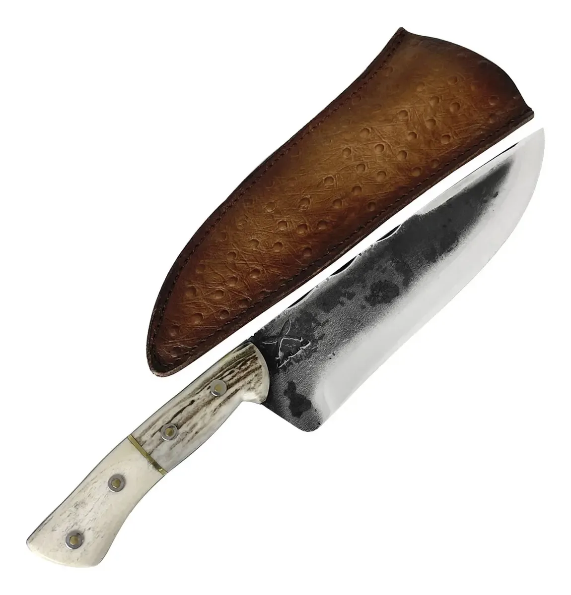 Faca Picanheira Forjada 9' Brut Forge Aço Carbono 1070 5mm