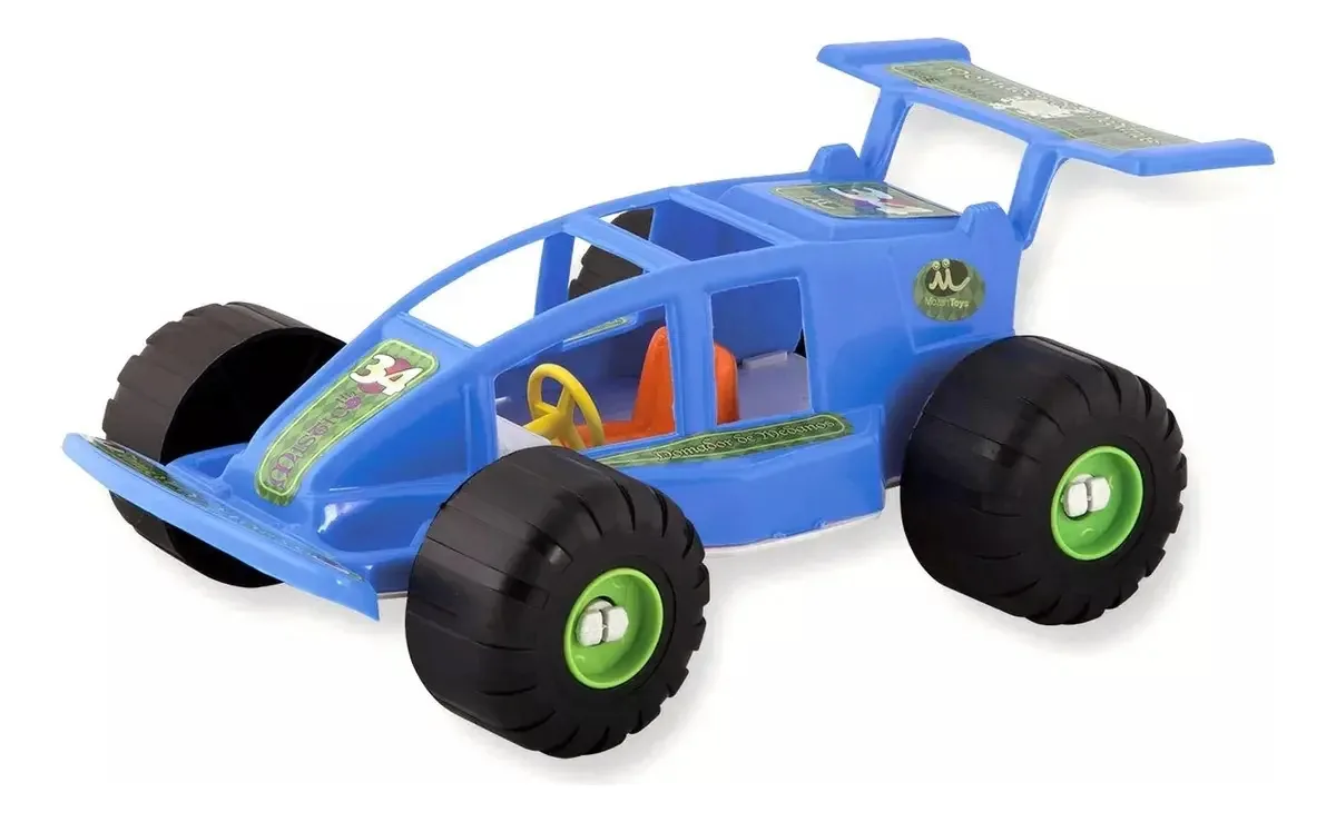 Personagem Buggy Sandbox de 30 cm, cor de plástico, azul