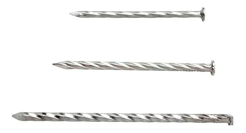 Pregos de convés de 4" x 1 kg - Cabine plana - Espiral