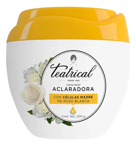 Creme Facial Teatral Aclaradora X 200 G