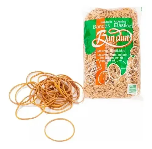 Bandun Brown Elastic Bandits 40mm 40 sacos de 250gr de marrom