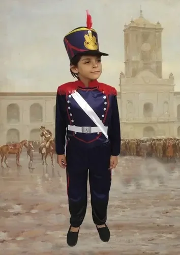 Traje de granadeiro tamanho 4