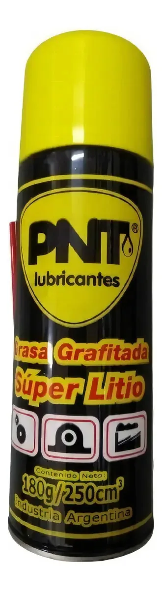 Grasa De Litio Grafitada Aerosol X 180g/250cc Pnt