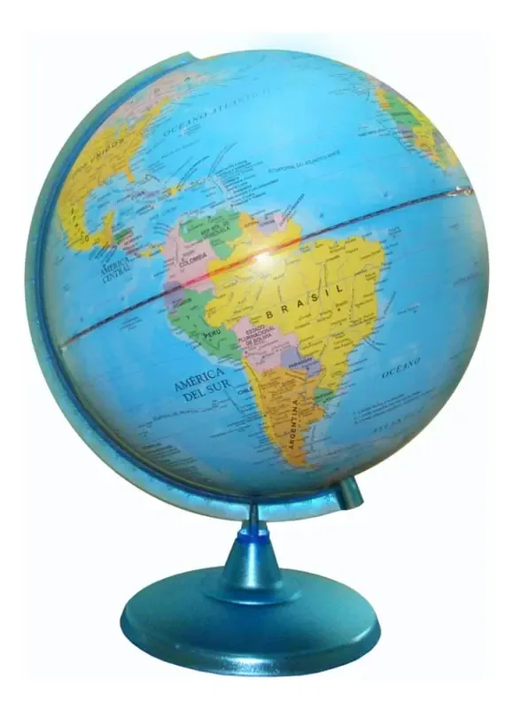 Base plástica política do globo terrestre 30 cm 307w