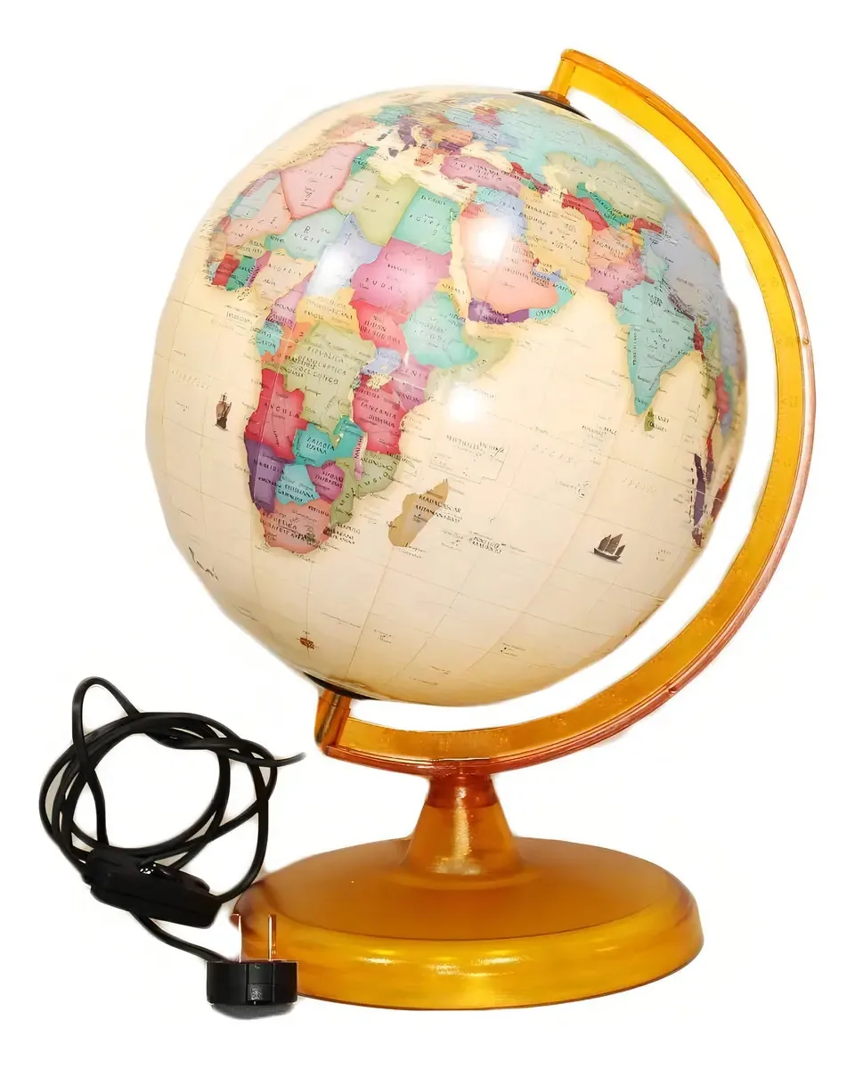 Globo político Educando Old Sepia Light 25cm 257al