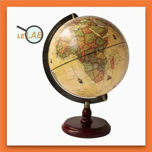 Globe 25cmø Gloter 259awm Antique Wood Lelab Screen Color: Marrom claro