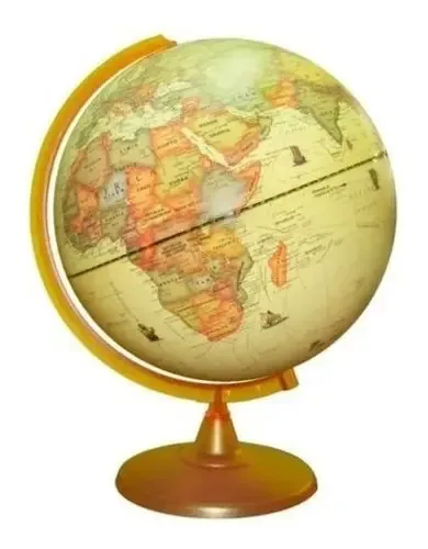 Globo de terraking com base de plástico antigo 20cm 207alw com luz