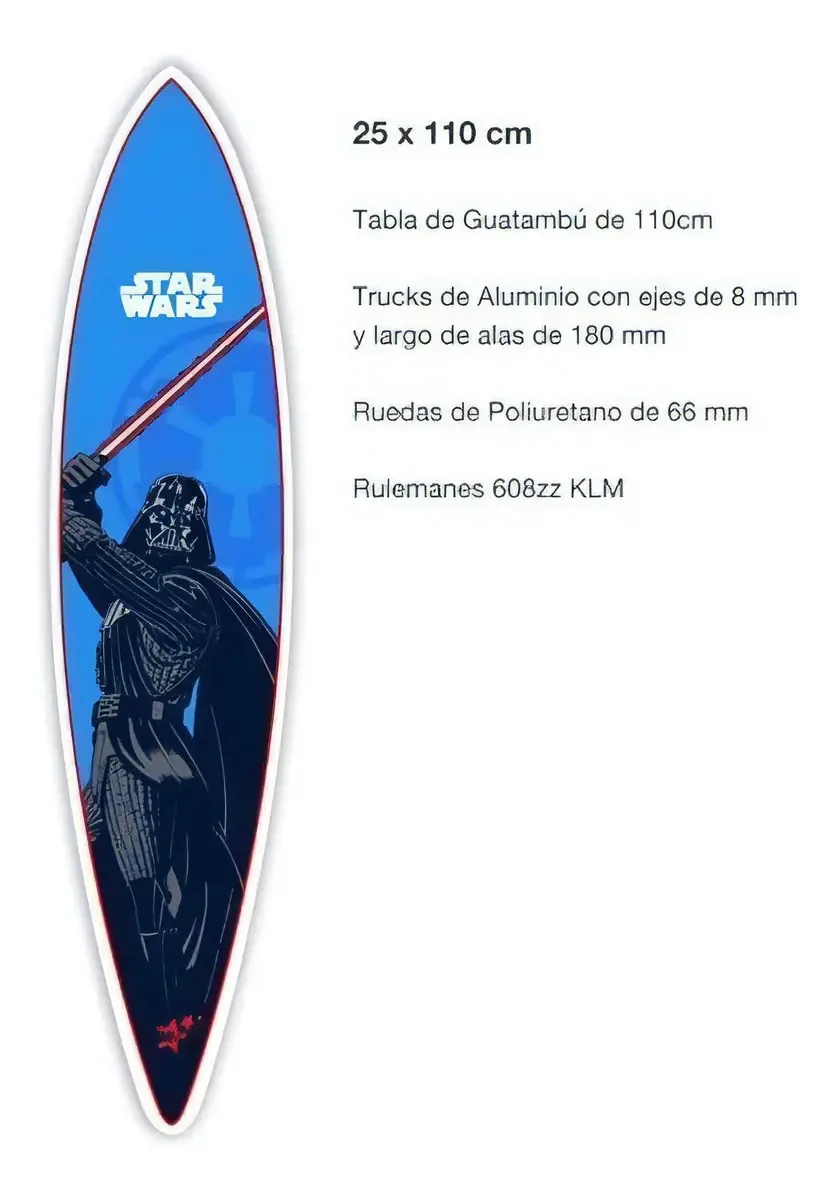 Longboard Grande Star Wars Sport W136 mm