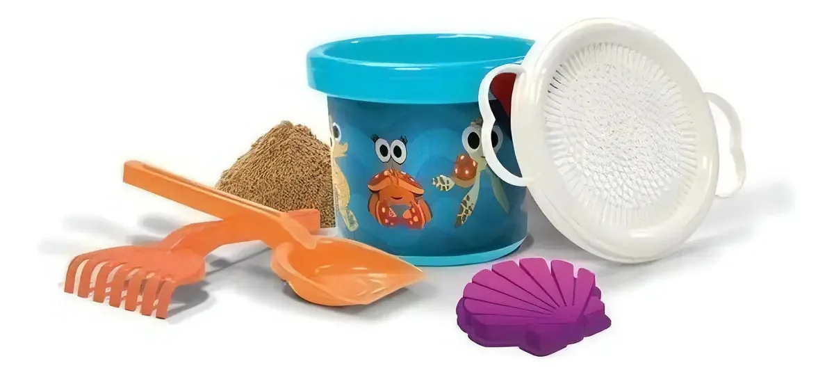 Conjunto de praia Bucket Shovel Rake Sieve Mold R201 Mm