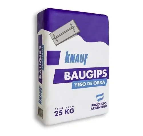 Gesso tradicional Knauf Baugips X 25 kg - Mundo Seco
