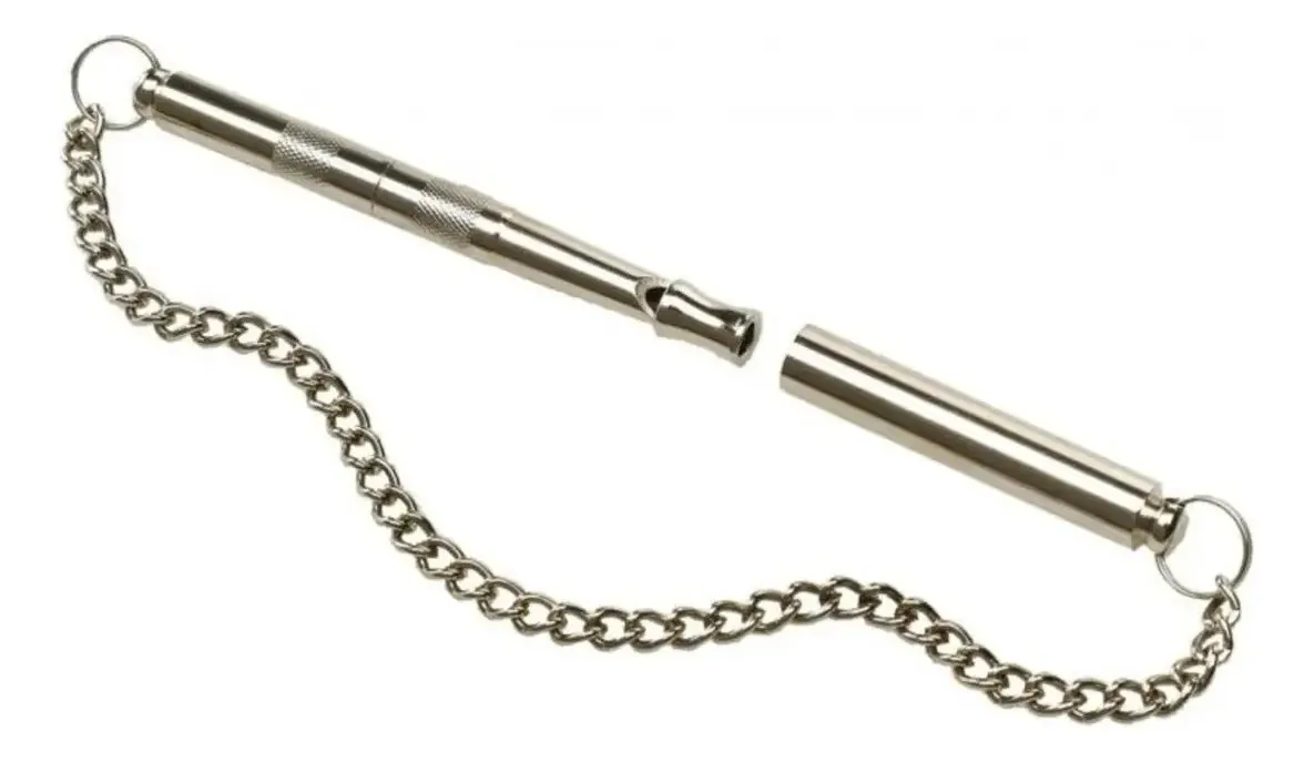 Apito ultrassônico ajustável para cães