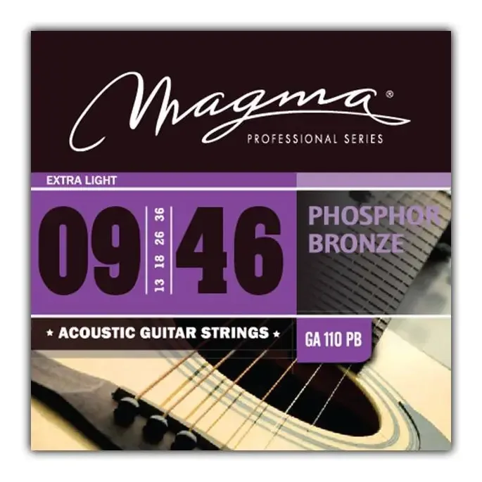 Corda acústica Magma Phosphor Bronze 09-46 E.l Ga110Pb