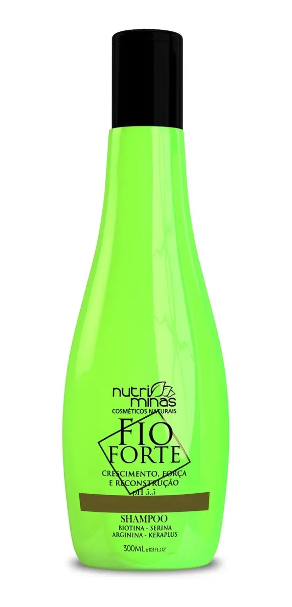 Shampoo Fio Forte Nutriminas Crescimento E Força 300ml Ph5,5