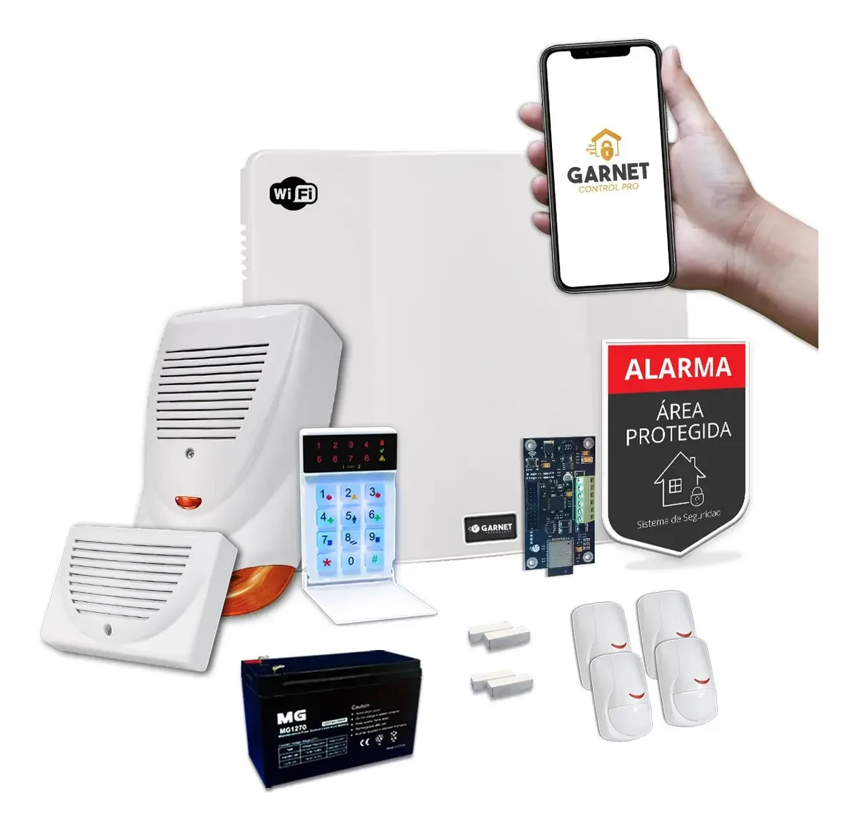 Home Home Alarm Ip Wifi Sensor de Internet Sirene