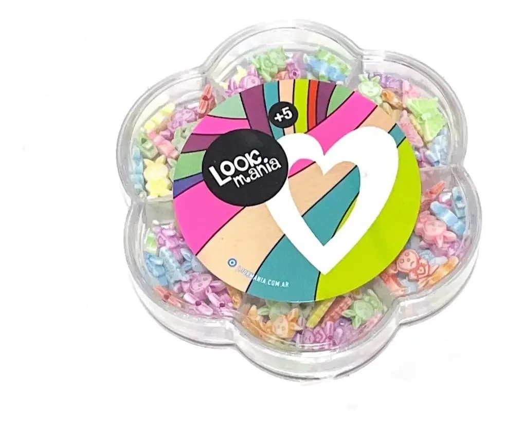 Bijuteria Look Mania Mostacillas Small Box 6 Divisões