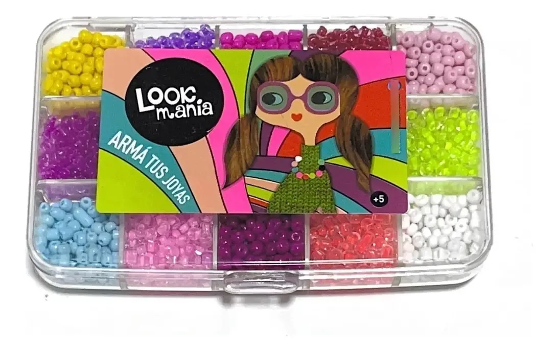 Faróis retangulares Look Mania, bijuteria de 15 divisões