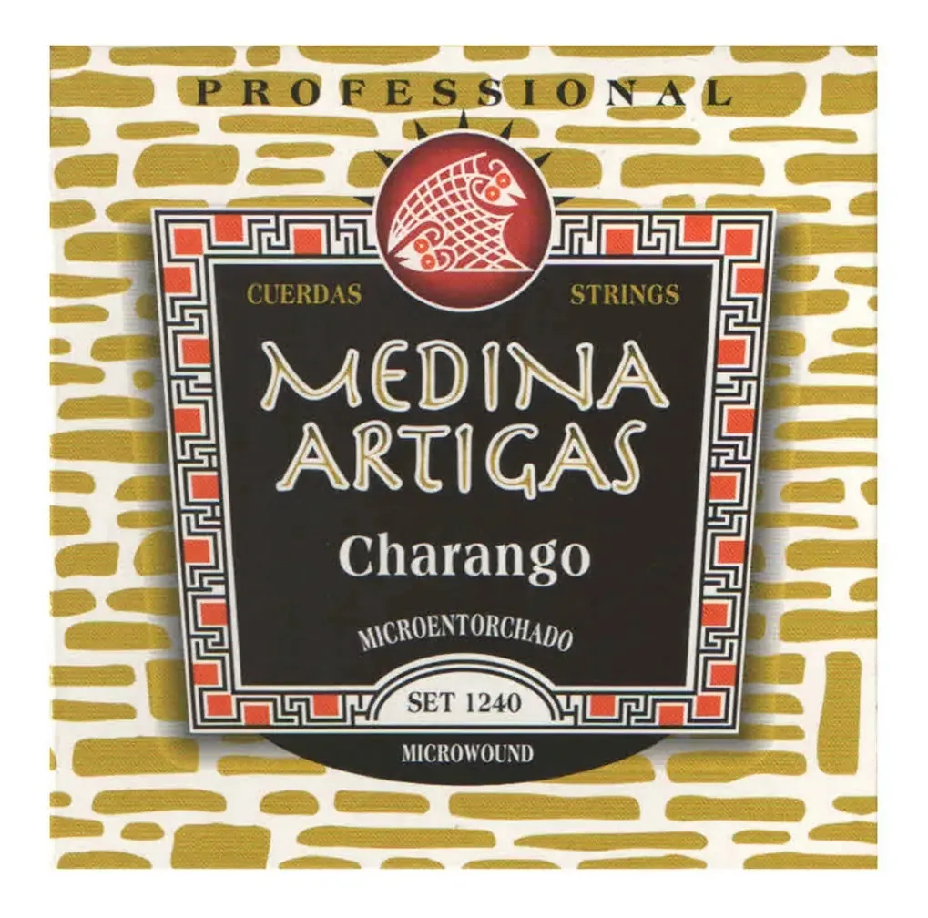 Conjunto de cordas Medina Artigas 1240 para Charango, cor branca