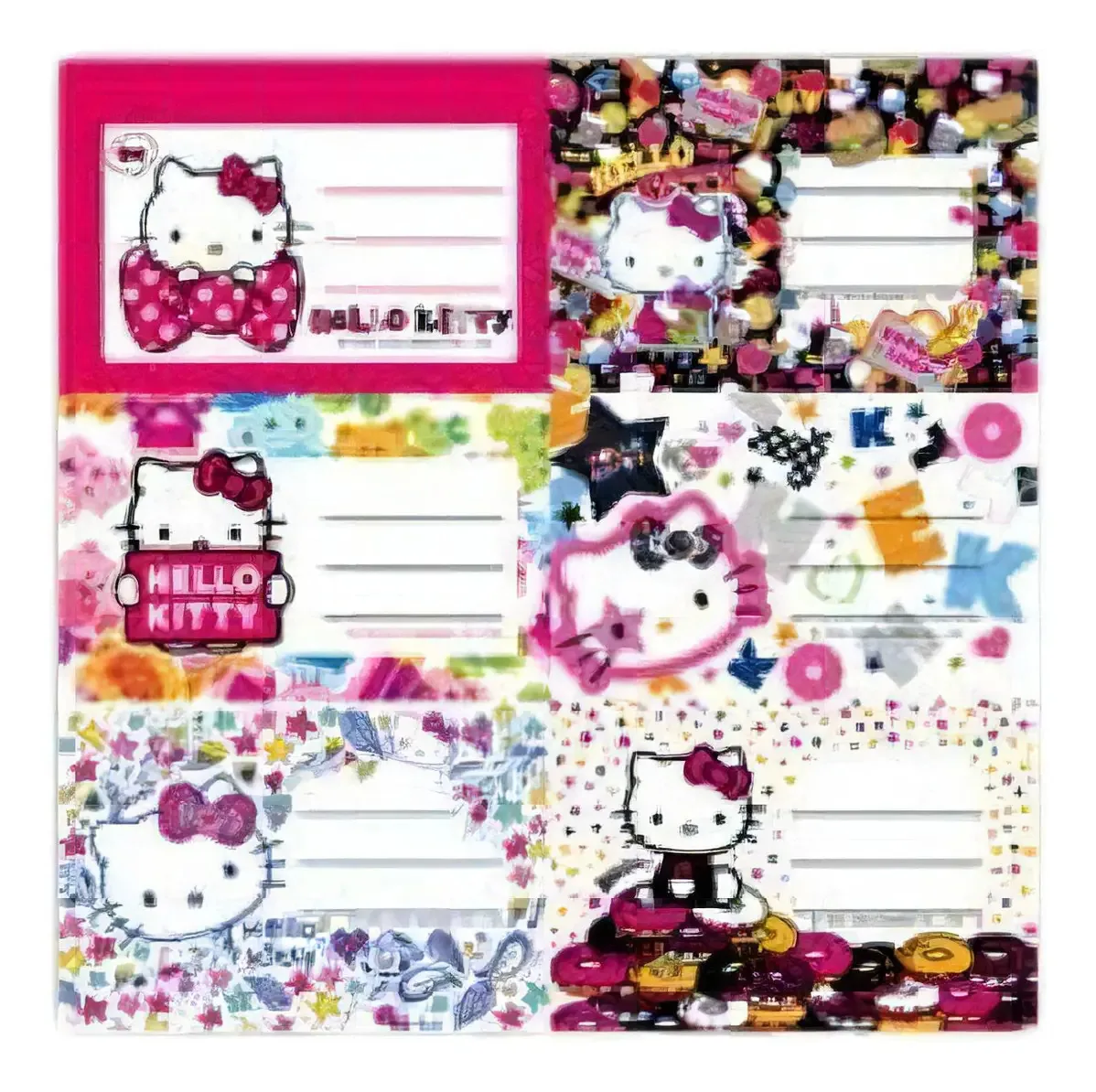 Etiquetas Hello Kitty Mooving 1165