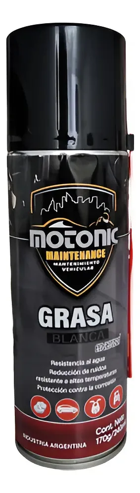 Aerossol Lubrificante com Graxa Branca Lito 240ml X12u Motonic